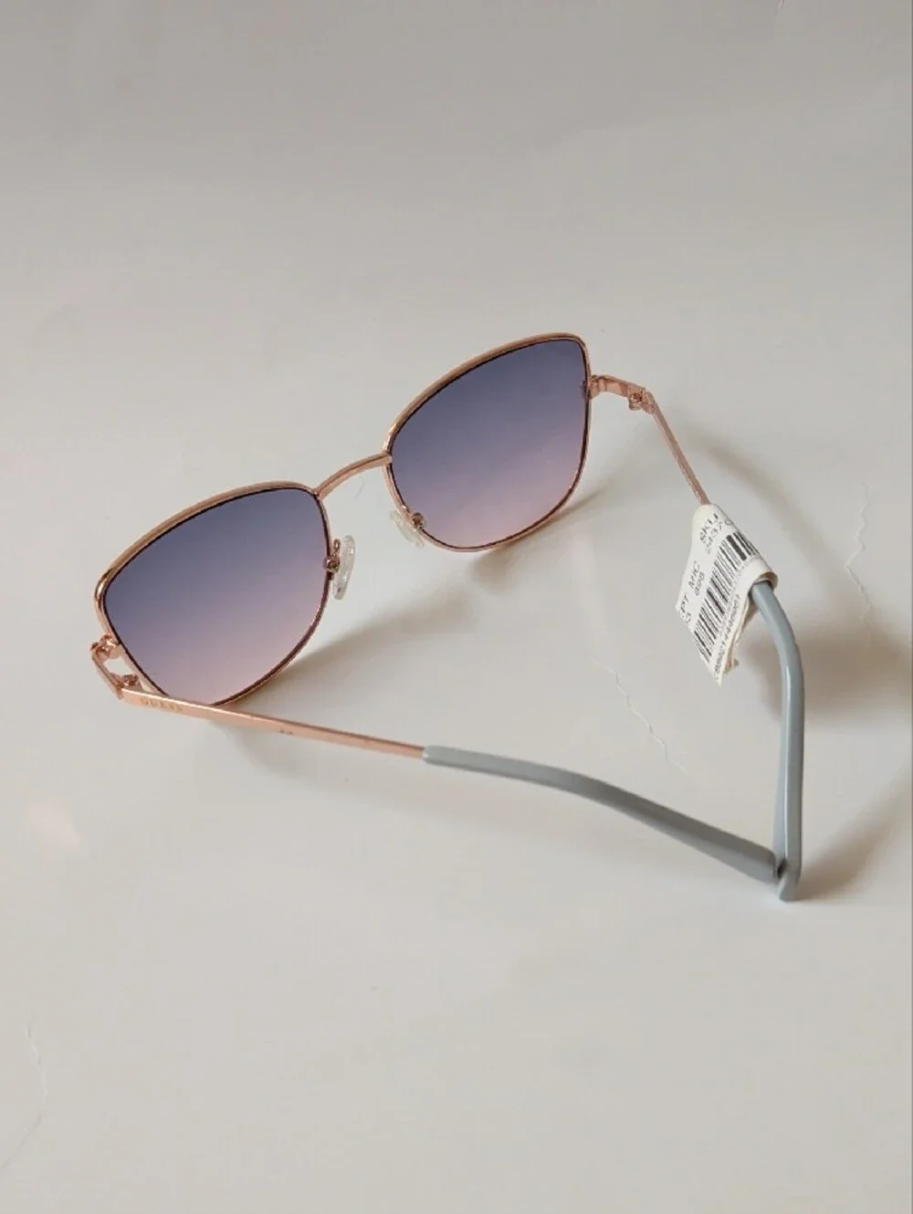 GUESS Kids Pink Gradient Lens Sunglasses with Gold Frame NWT